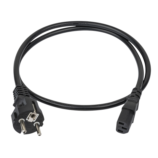 Strömkabel Schuko hane till IEC C13, 3 × 1,5 mm², 3 m