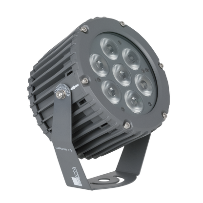 Carlow RGB 7/3, LED-spot för utomhusbruk, IP66