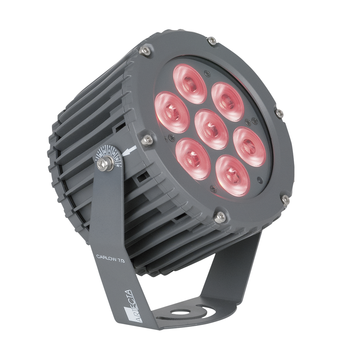 Carlow RGB 7/3, LED-spot för utomhusbruk, IP66
