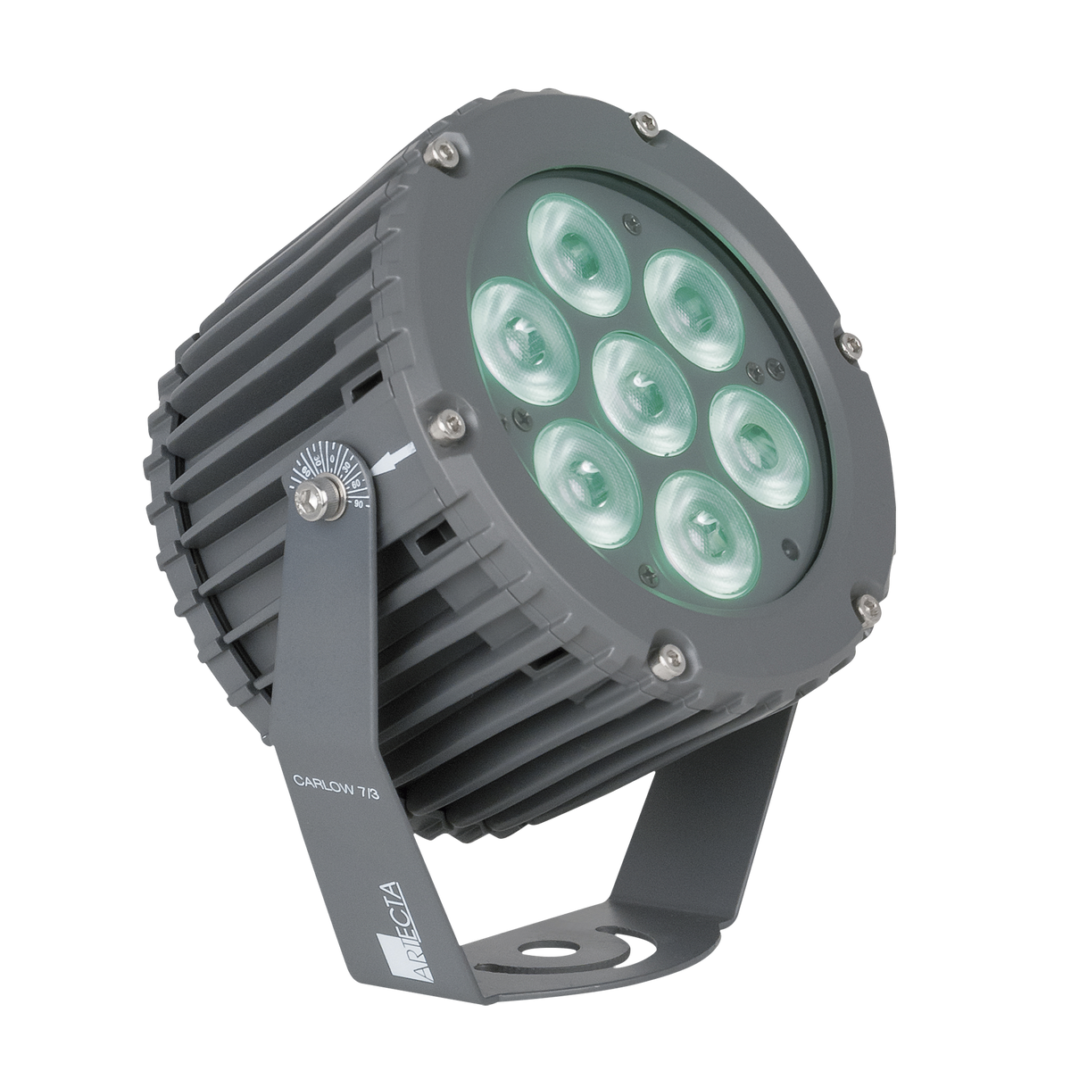 Carlow RGB 7/3, LED-spot för utomhusbruk, IP66