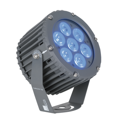Carlow RGB 7/3, LED-spot för utomhusbruk, IP66