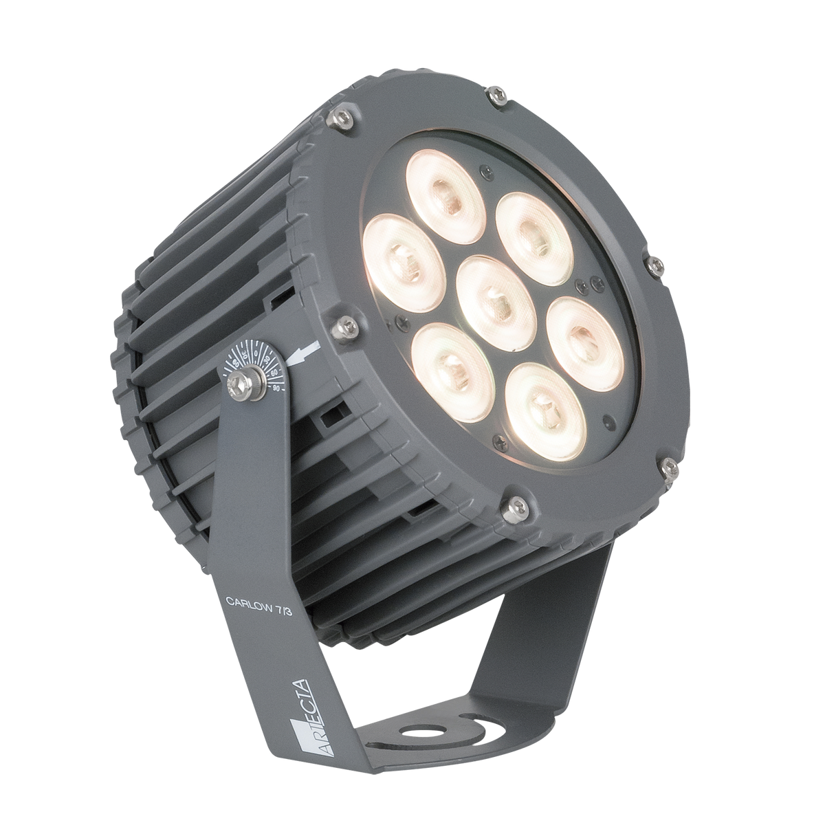 Carlow RGB 7/3, LED-spot för utomhusbruk, IP66