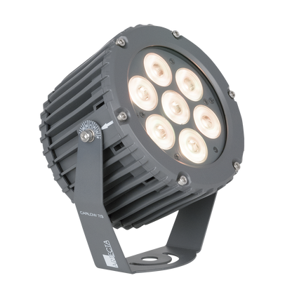 Carlow RGB 7/3, LED-spot för utomhusbruk, IP66