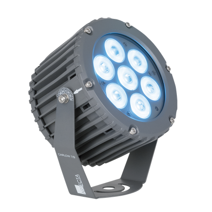 Carlow RGB 7/3, LED-spot för utomhusbruk, IP66