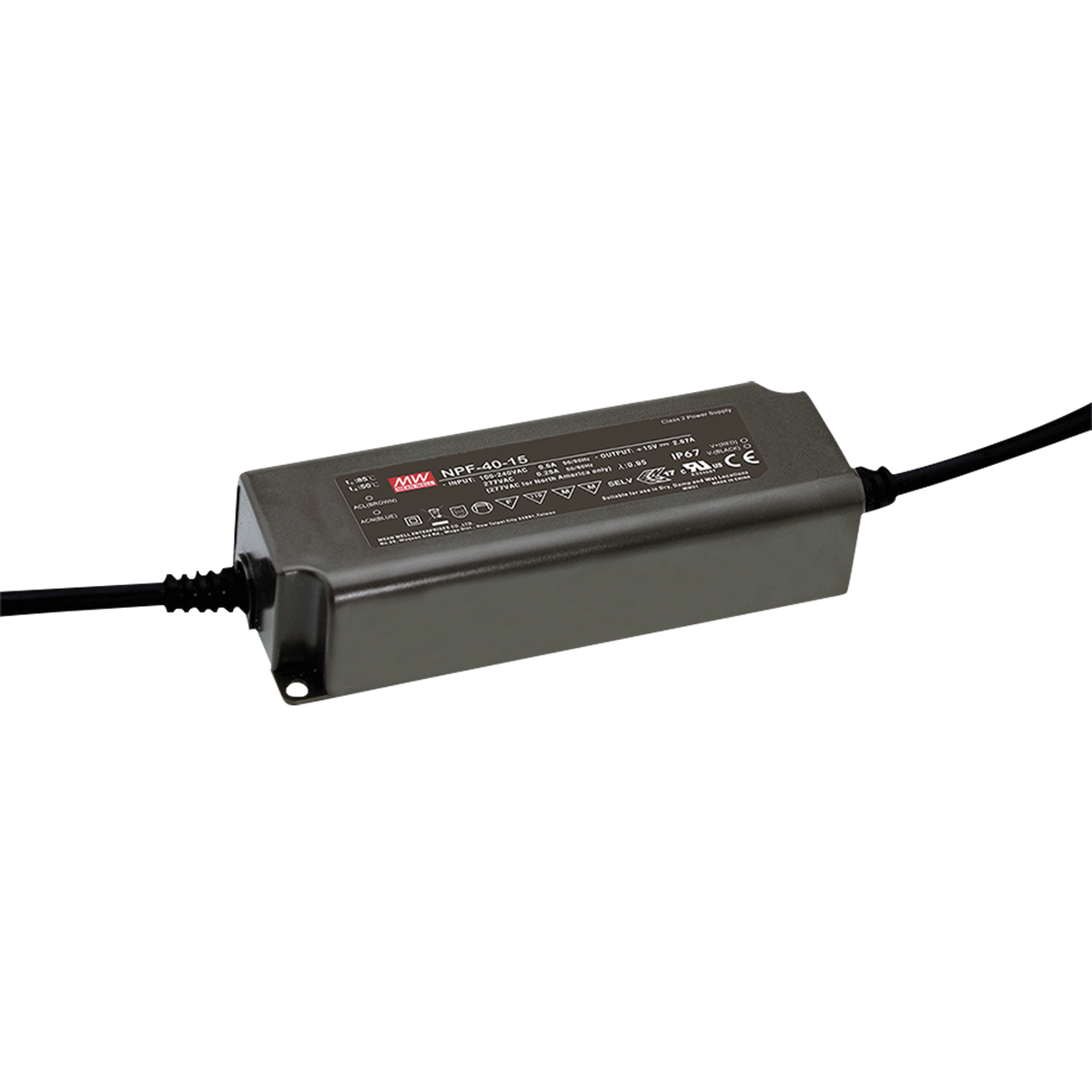 NPF-40-12 nätaggregat 40 W 12 V DC