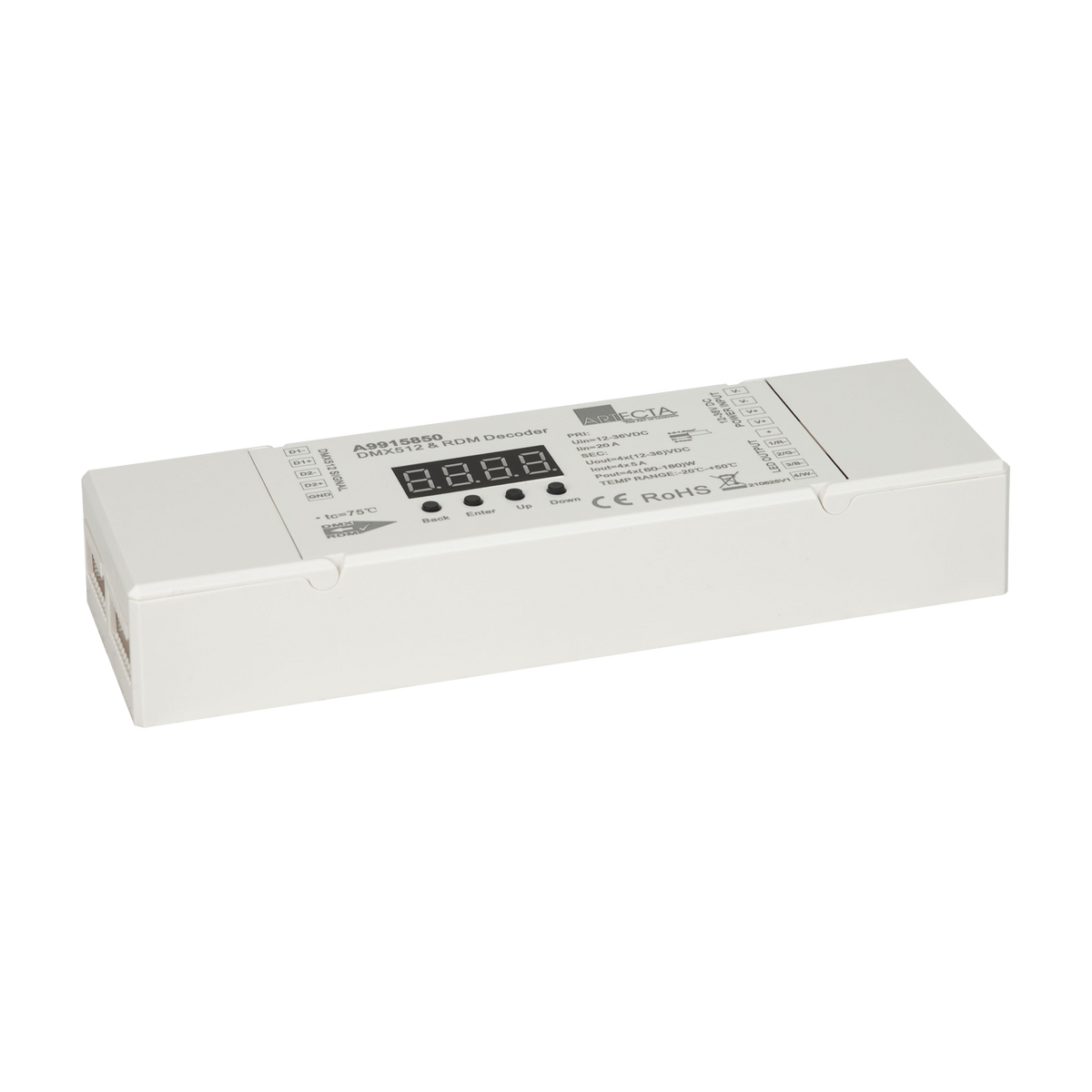 Play-III LED DMX-dimmer, 4 kanaler