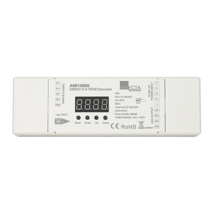 Play-III LED DMX-dimmer, 4 kanaler