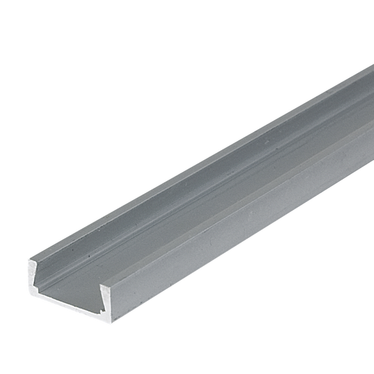 Profile 15 Surface, utanpåliggande aluminiumprofil för LED-slinga, 2 m