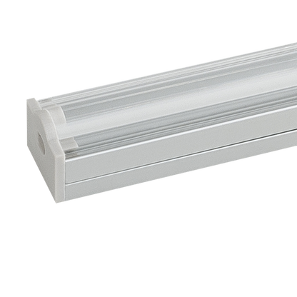 Profile Pro 12 Surface, utanpåliggande aluminiumprofil för LED-slinga, 2 m