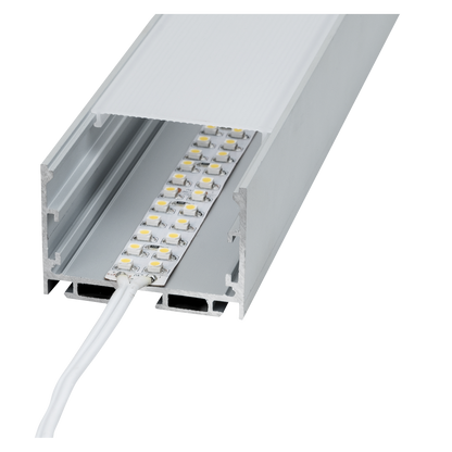 Profile Pro 26 Surface, utanpåliggande aluminiumprofil för LED-slinga, 2 m, silver