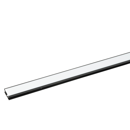Profile Pro 9 Surface, utanpåliggande aluminiumprofil för LED-slinga, 2 m, svart