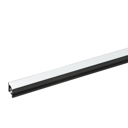Profile Pro 29, aluminiumprofil för LED-slinga, 2 m, svart