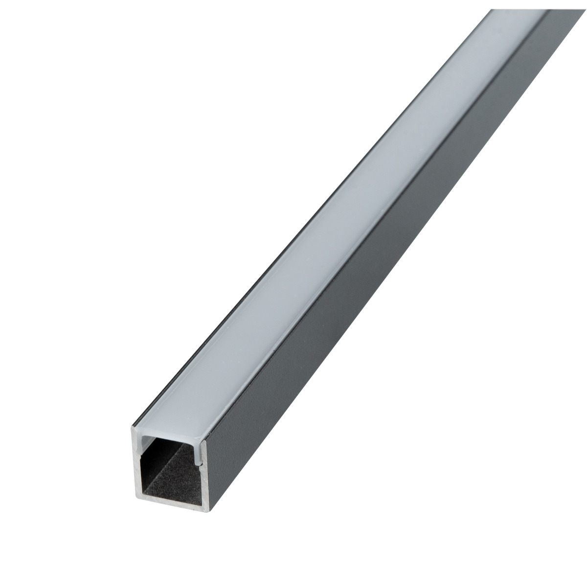 Profile Pro 35 Surface/Recessed, utanpåliggande/infälld aluminiumprofil för LED-slinga, 2 m, svart