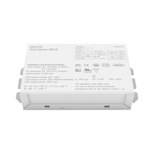 SOLOdrive 30 W dimbar LED-drivare med DALI