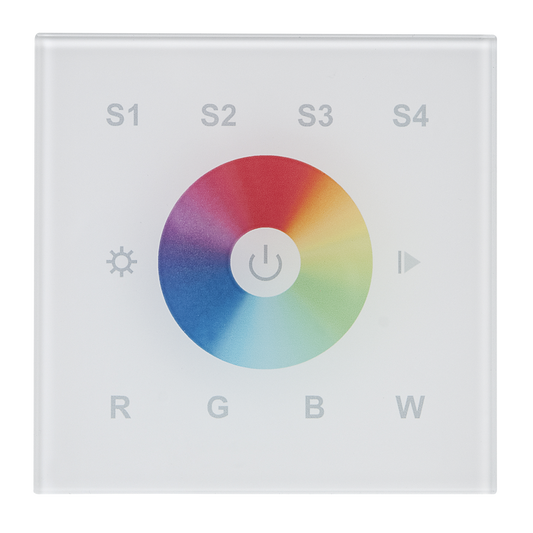 Play-XV väggpanel en zon RGBW, RF/DMX