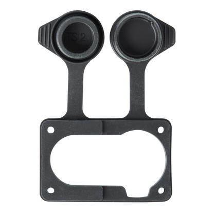 XLR-kombichassi in/ut 5-polig, IP65, guldkontakter