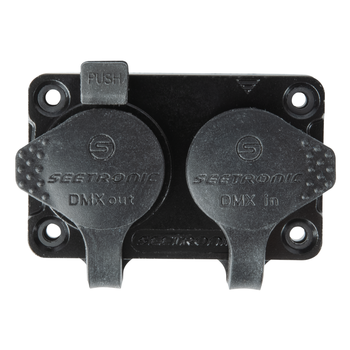 XLR-kombichassi in/ut 5-polig, IP65, guldkontakter