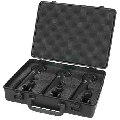 PDM pack, set med 3 dynamiska sångmikrofoner