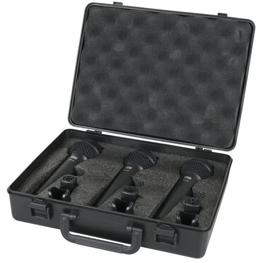 PDM pack, set med 3 dynamiska sångmikrofoner