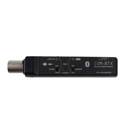 COM-BTX ljudmottagare med XLR och BT 5.0