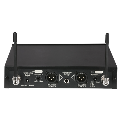 COM-42 trådlöst system med 2 handmikrofoner