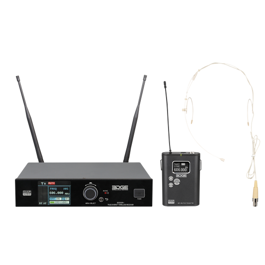 EDGE EBS-1 trådlöst set med bältessändare, 610–670 MHz