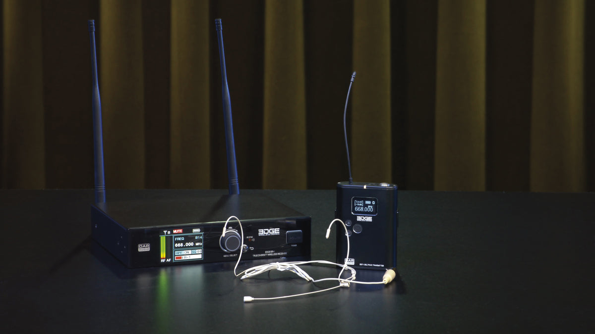 EDGE EBS-1 trådlöst set med bältessändare, 610–670 MHz