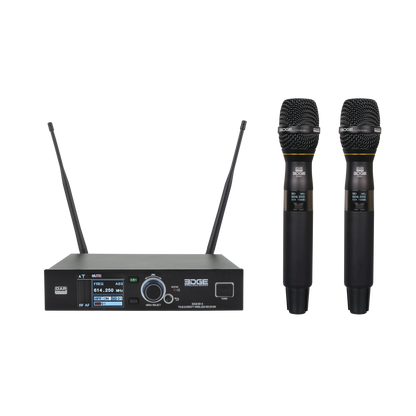 EDGE EHS-2 trådlöst set med två handmikrofoner, 610–670 MHz