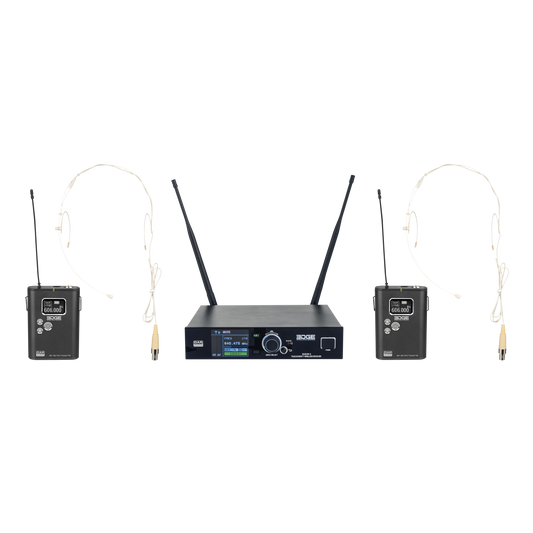 EDGE EBS-2 trådlöst set med två bältessändare, 610–670 MHz