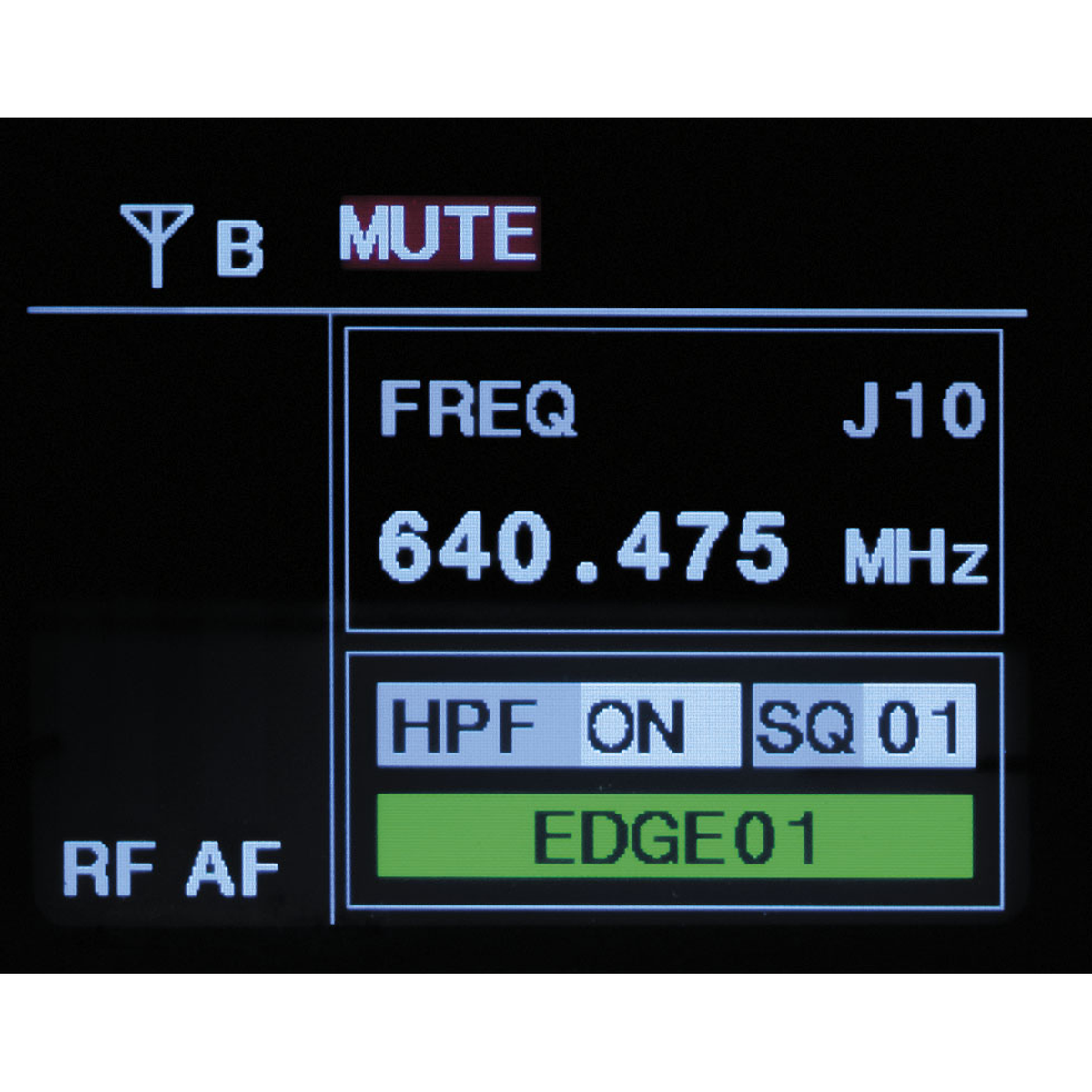 EDGE EBS-2 trådlöst set med två bältessändare, 610–670 MHz