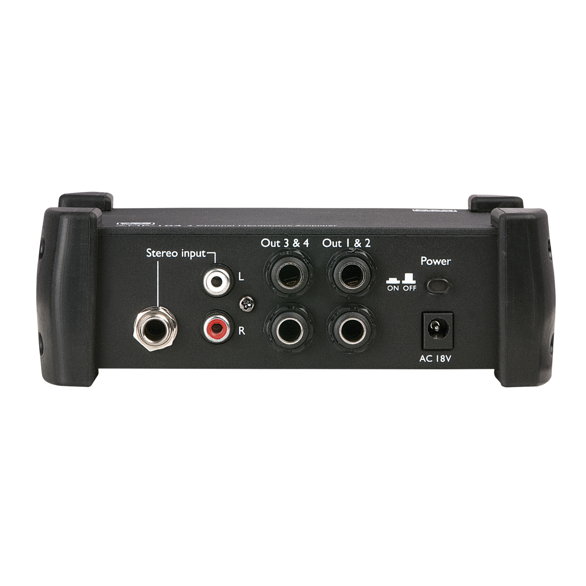 AMP-104 4-kanalig hörlursförstärkare