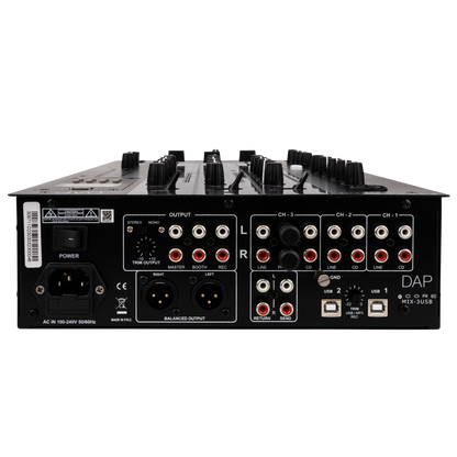 CORE MIX-3 USB 3-kanalig DJ-mixer med USB-gränssnitt