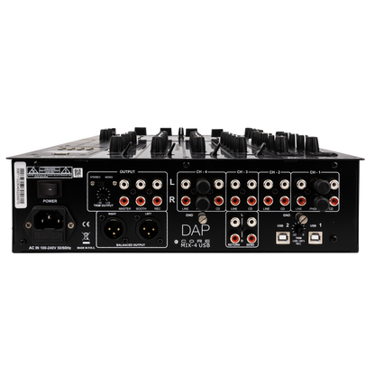 CORE MIX-4 USB 4-kanalig DJ-mixer med USB-gränssnitt
