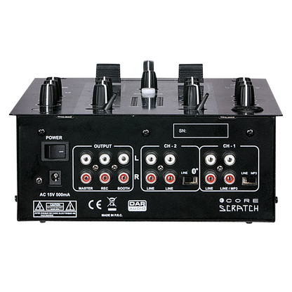 CORE Scratch 2-kanalig DJ-mixer