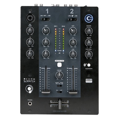 CORE Scratch 2-kanalig DJ-mixer