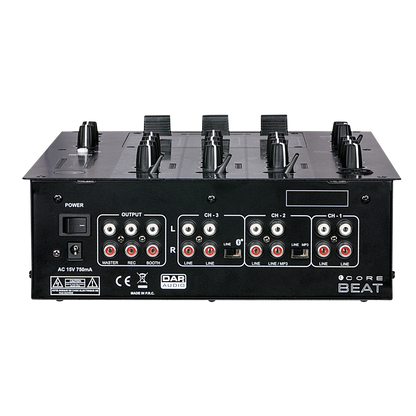 CORE Beat 3-kanalig DJ-mixer