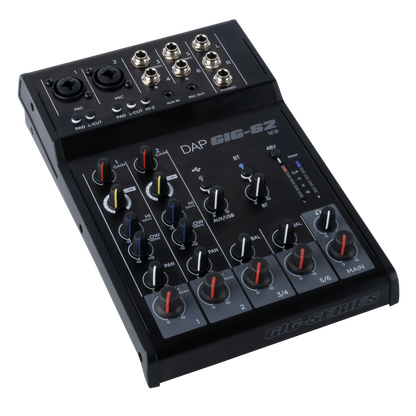 GIG-62 V2 analog 6-kanalsmixer