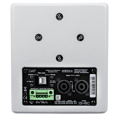 Xi-5C passiv koaxial installationshögtalare 5", vit