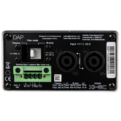 Xi-5C passiv koaxial installationshögtalare 5", vit