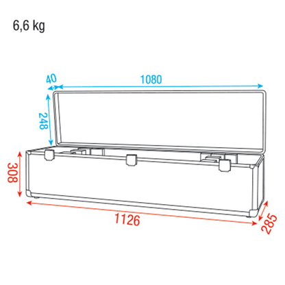 Case för 4 × LED-bar, Value Line
