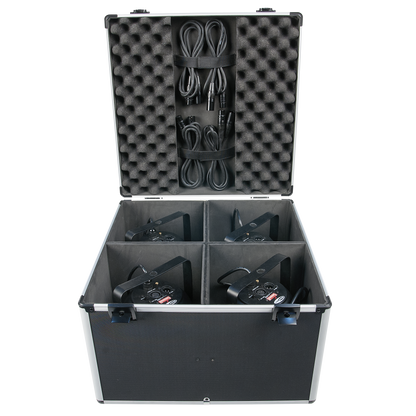 Case för 4 × LED Par 56, Value Line, med elastiska kardborreband