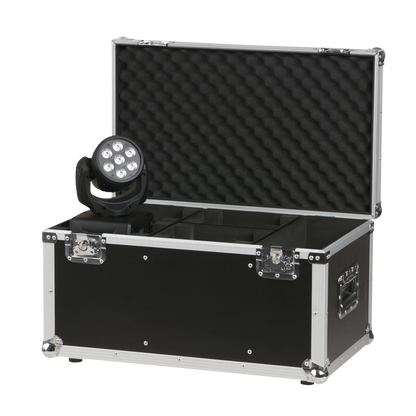 Flightcase för 4 × Kanjo 10 / 60, med tillbehörsfack