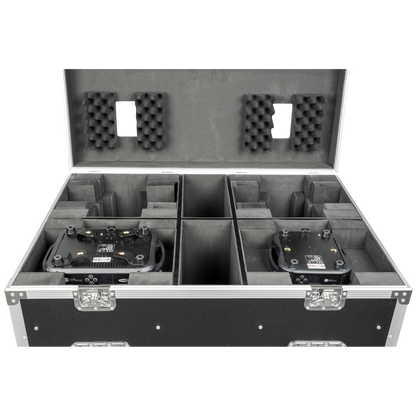 Flightcase för 4 × Phantom 100 / 180, med tillbehörsfack