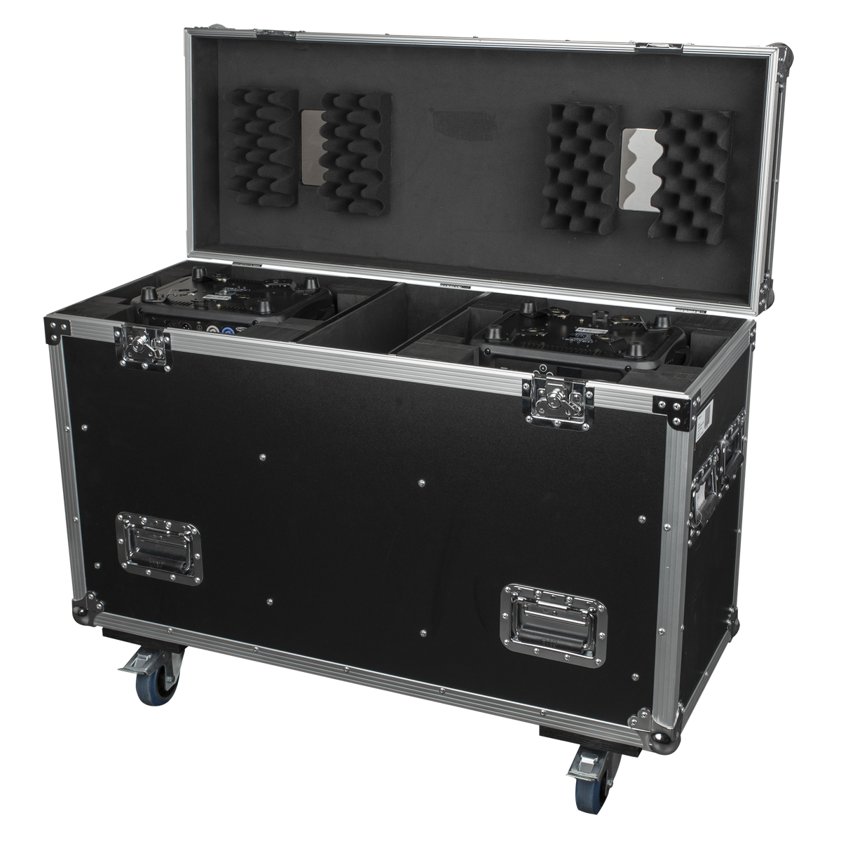 Flightcase för 2 × Phantom 250 Spot, med tillbehörsfack