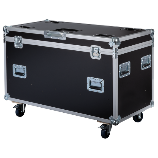 Flightcase för 2 × Stage Blinder FLEX Blaze / Titan Strobe FLEX FX, rymmer två kompletta set