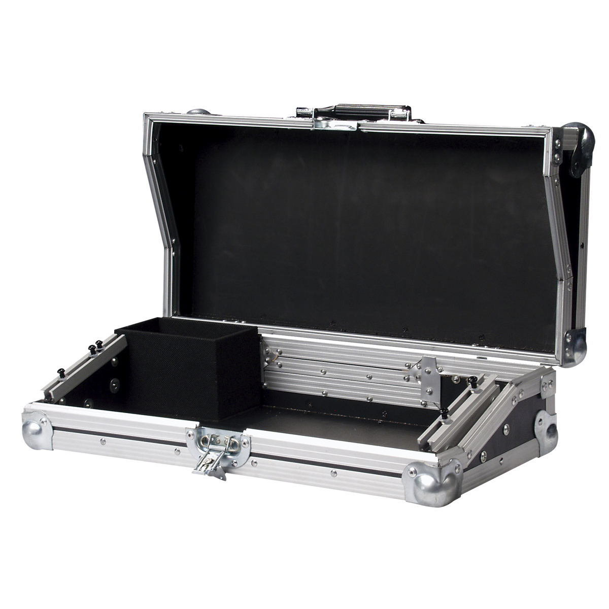 Flightcase för ljusbord 3U, med tillbehörsfack