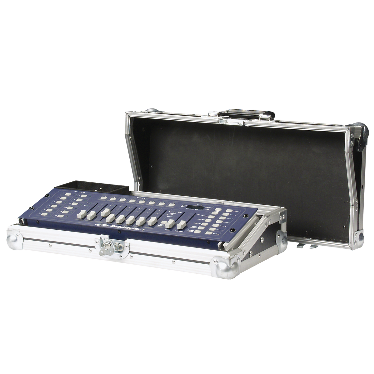 Flightcase för ljusbord 3U, med tillbehörsfack