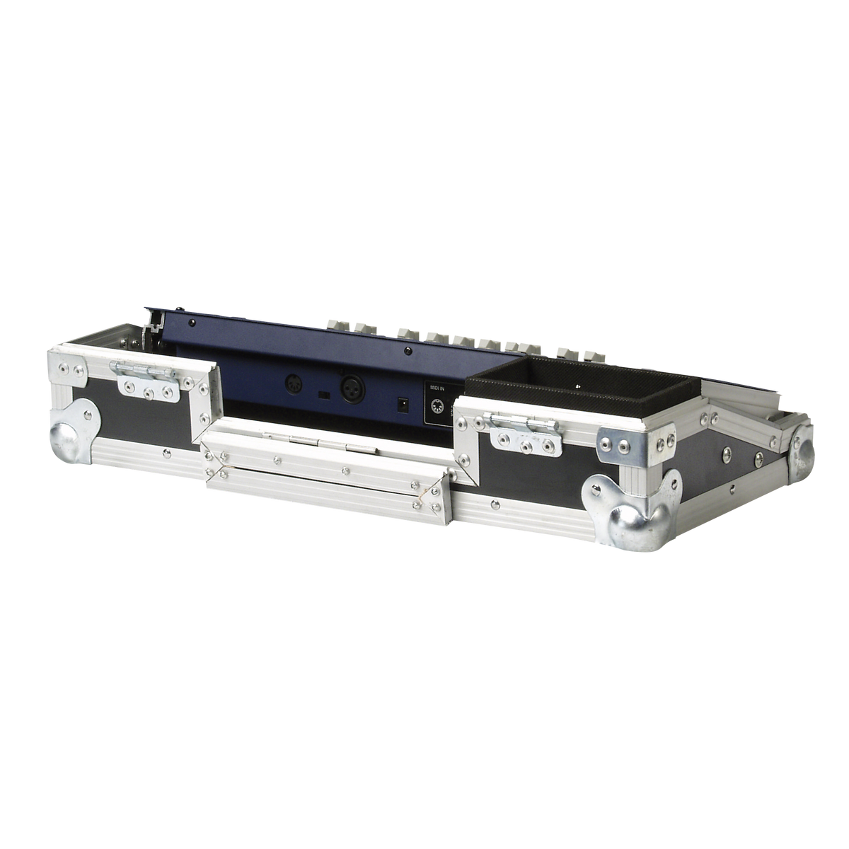 Flightcase för ljusbord 3U, med tillbehörsfack