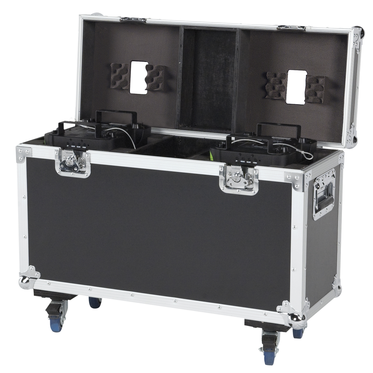 Flightcase för 2 × Phantom 65, med tillbehörsfack