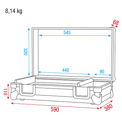 Conical Adapter Case III, inkl. 1 adapterinsats